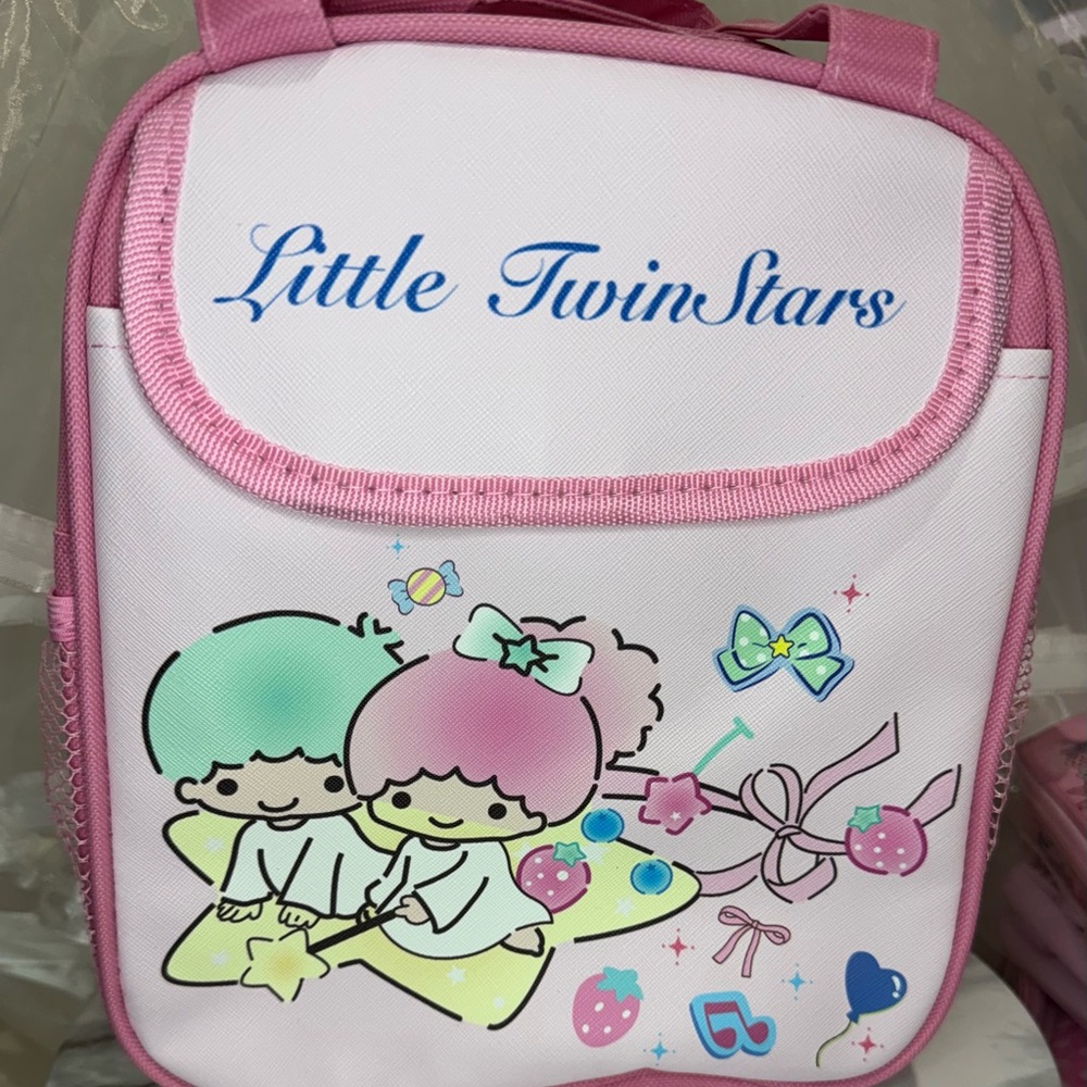 Pink Spacious Insulated Lunch Bag